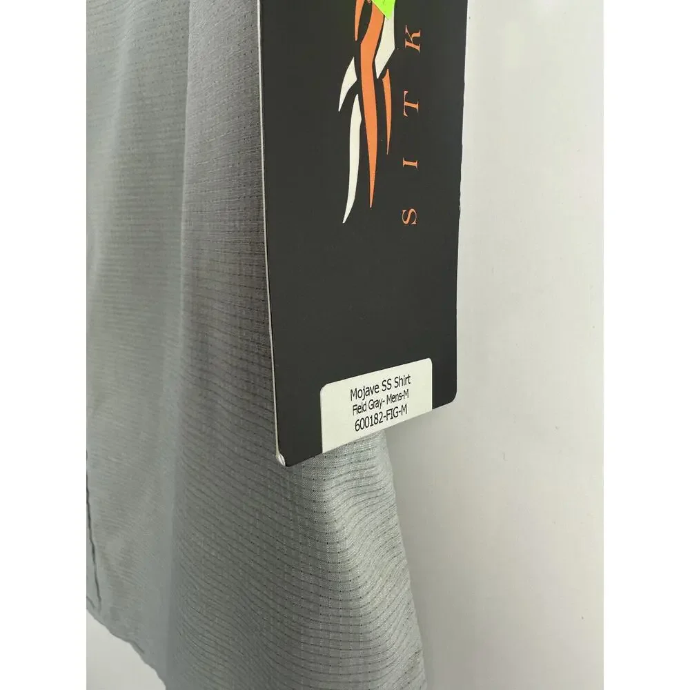 NWT Sitka Mojave SS Shirt Everyday Field Gray Grid Lightweight Men's Size Medium - Picture 11 of 12